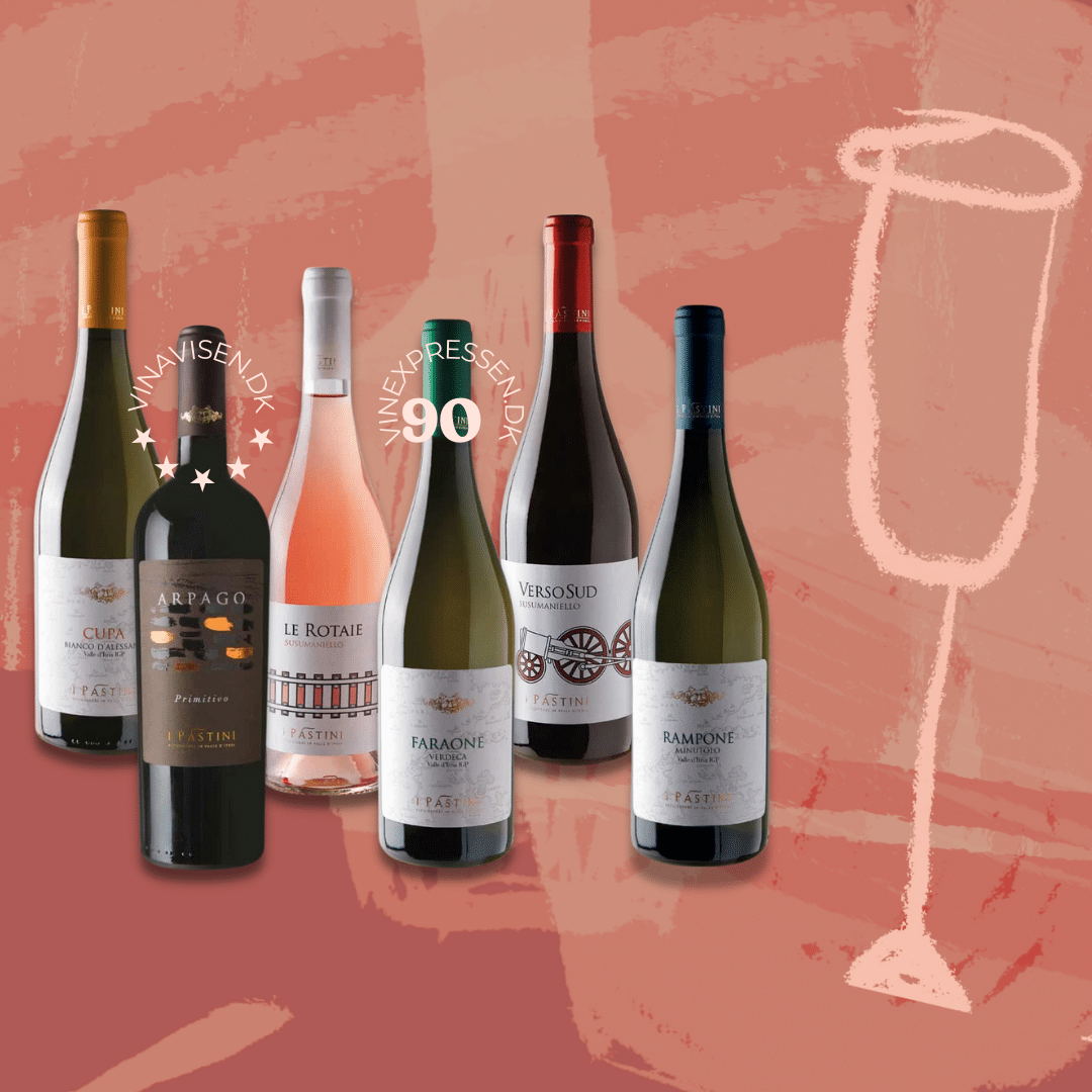 Pastini Økologisk Vinsmagning – 6 Vine fra Puglia