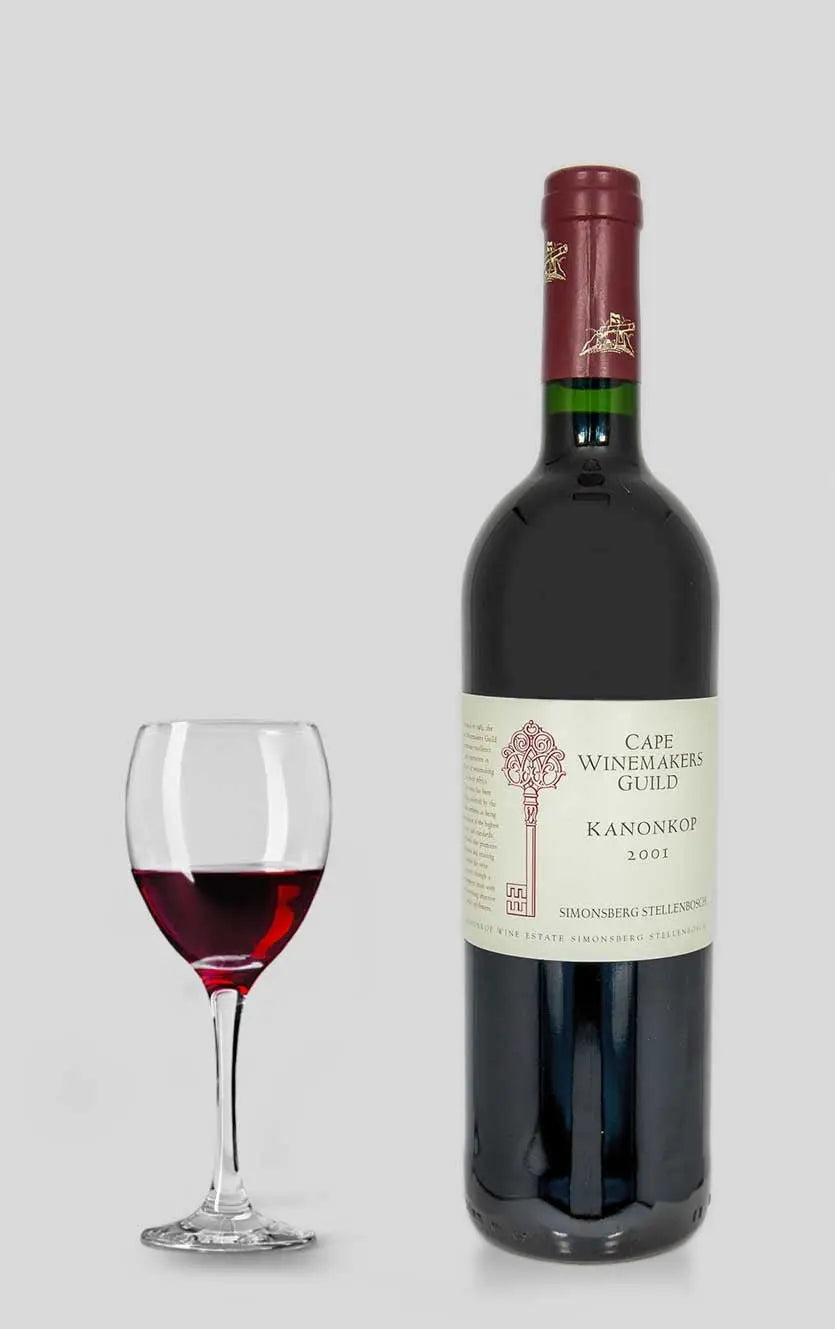 Eksklusiv Kanonkop 2001 Vin fra CWG Auktion