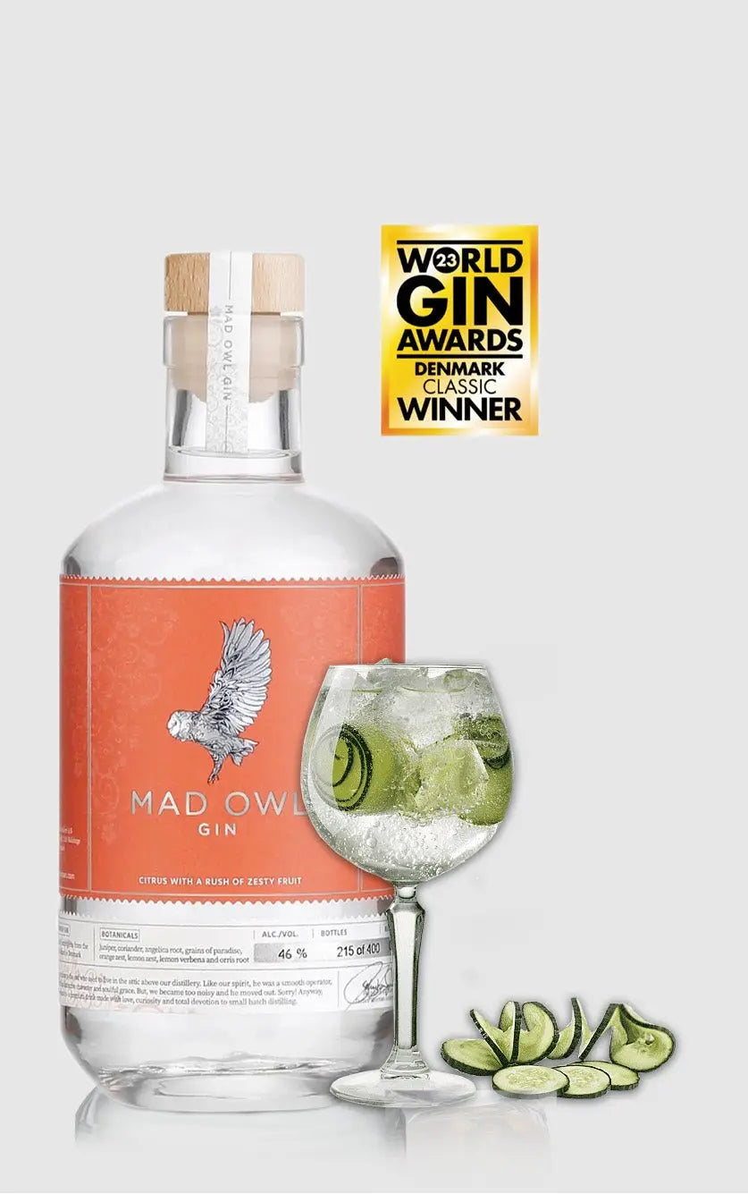 Mad Owl Gin Citrus – Unik London Dry Gin med Timian