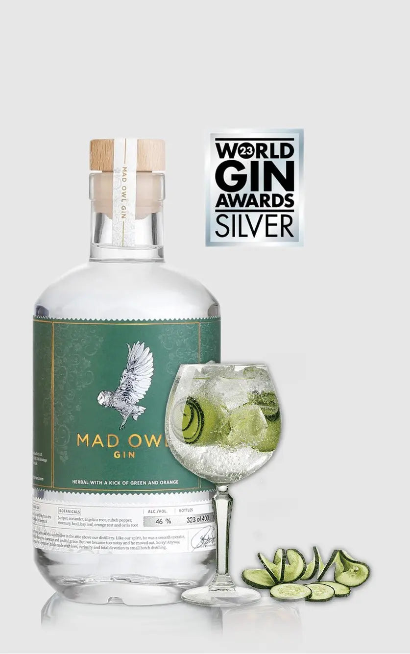 Mad Owl Gin Herbal - Forfriskende rabarber ginlikør 32%