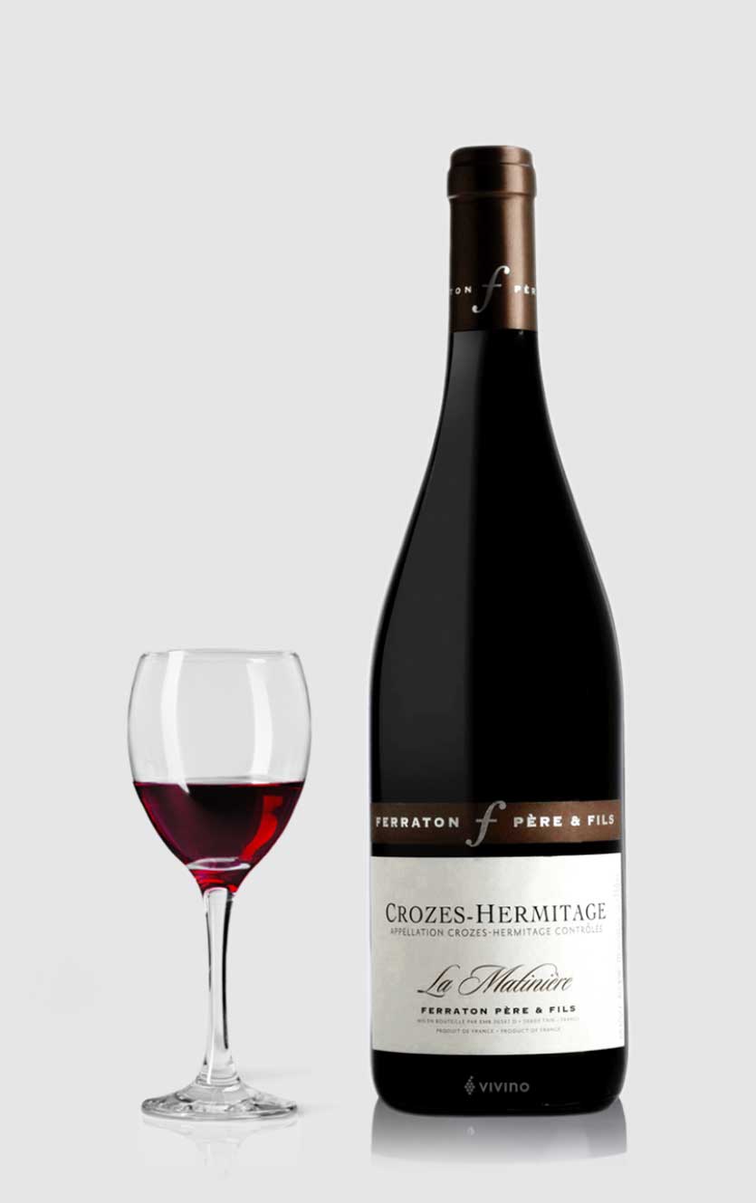 Crozes-Hermitage La Matinière Rouge 2022 – Rødvin på udsalg