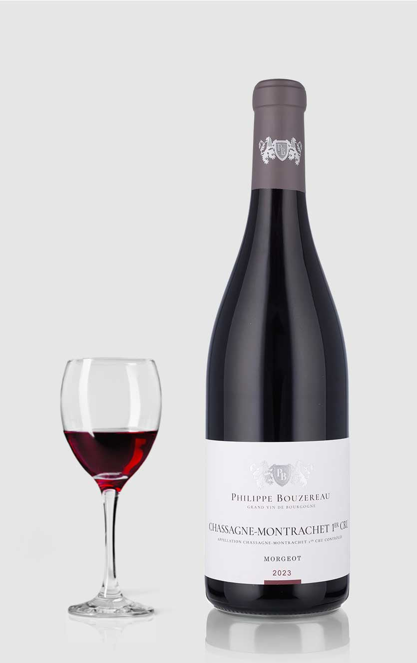 Domaine Philippe Bouzereau  Chassagne Montrachet    Cru Morgeots Rouge 2023