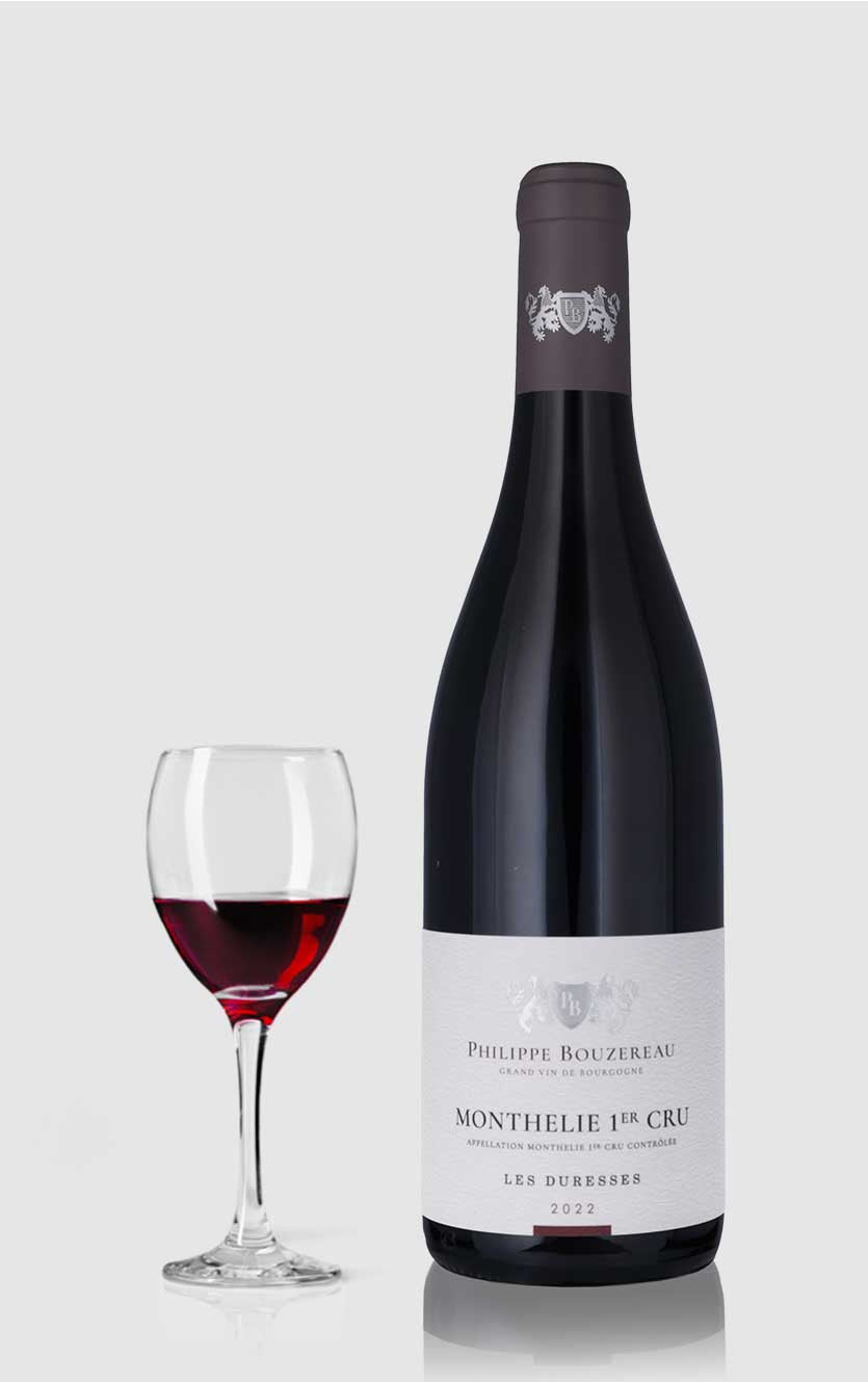 Domaine Philippe Bouzereau Monthelie 1er Cru Rødvin 2022