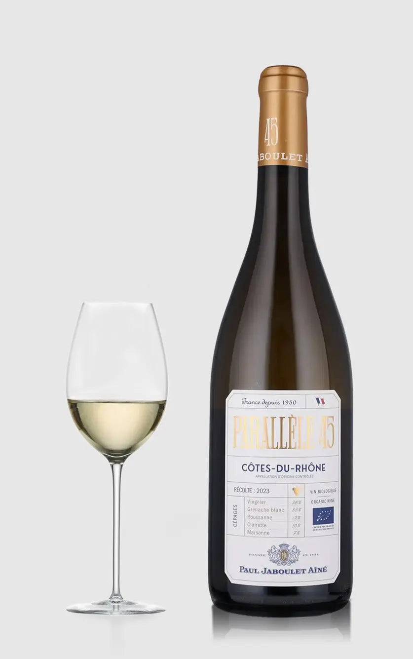 Parallele 45 Blanc 2023 Cotes   Rhone  Paul Jaboulet øko