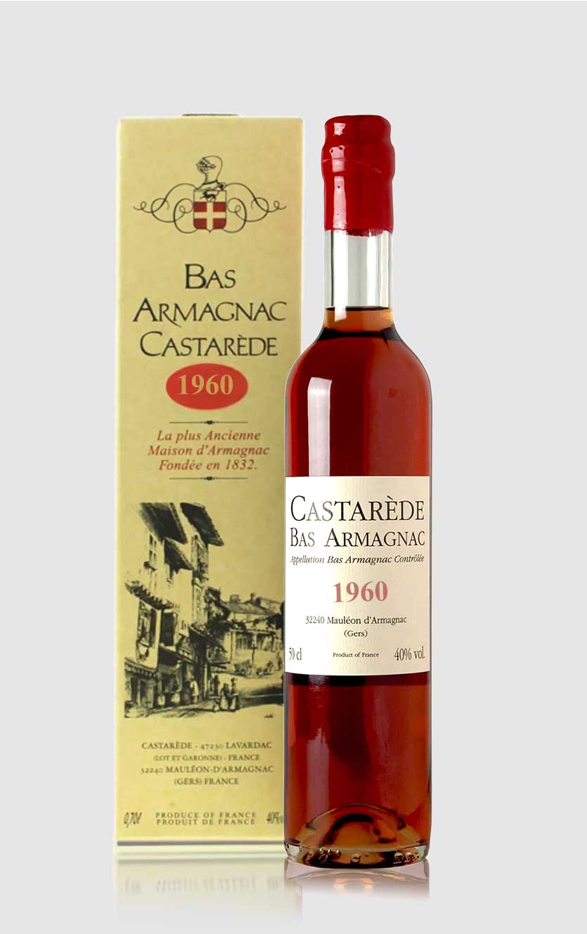 Eksklusiv Bas Armagnac Castarède 1960 - Sjælden Perle