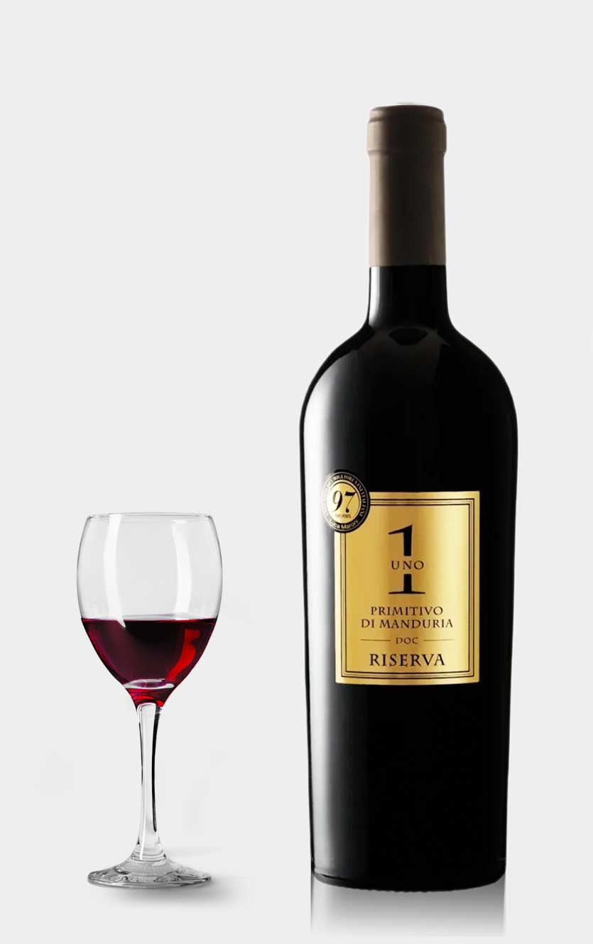 Masseria La Volpe Uno Primitivo Riserva 2021 - Uovertruffen Rødvin
