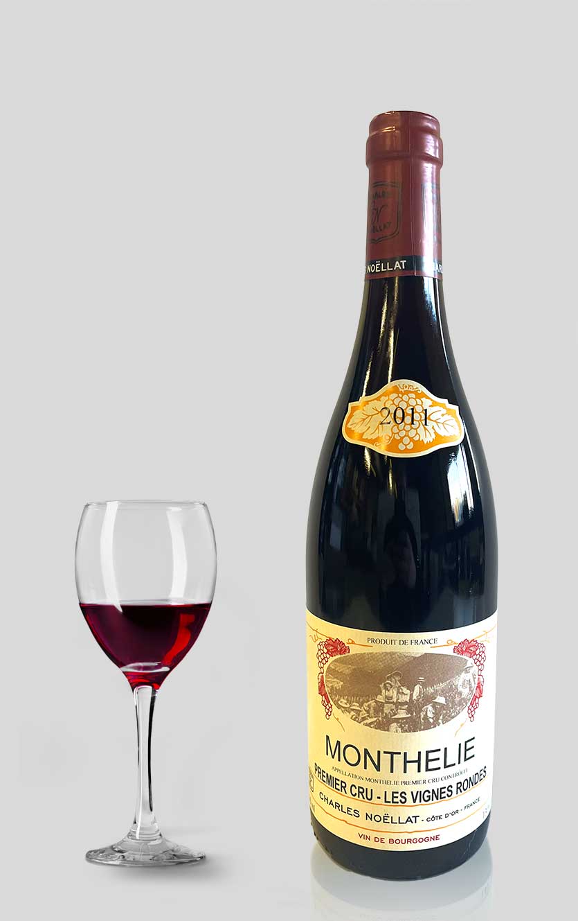Monthelie 1er Cru Les Vignes Rondes 2011 Rødvin Tilbud