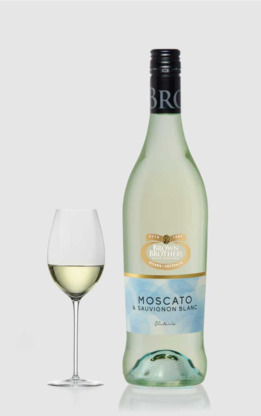 Frisk Moscato & Sauvignon Blanc fra Brown Brothers - Udsalg!