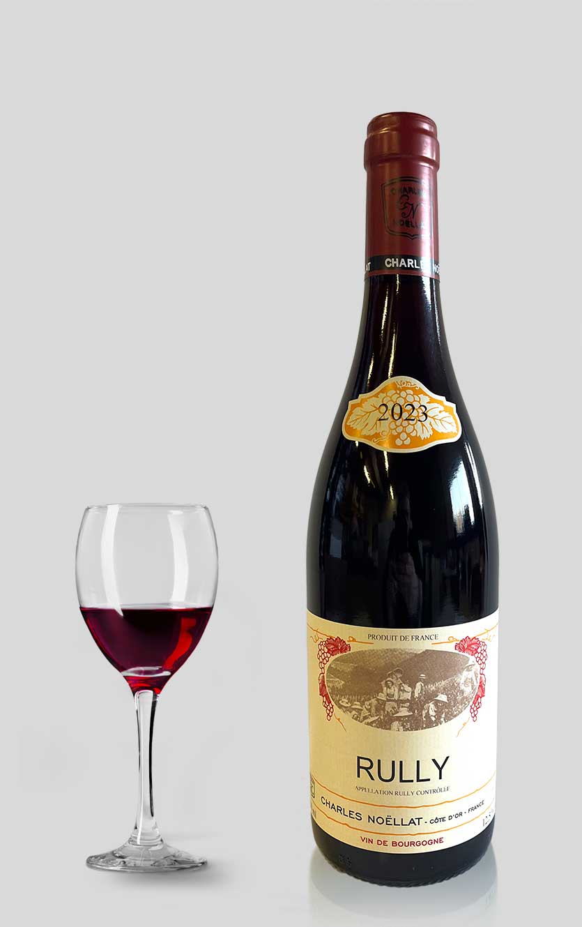 Elegant Rødvin Rully 2023 fra Maison Charles Noëllat