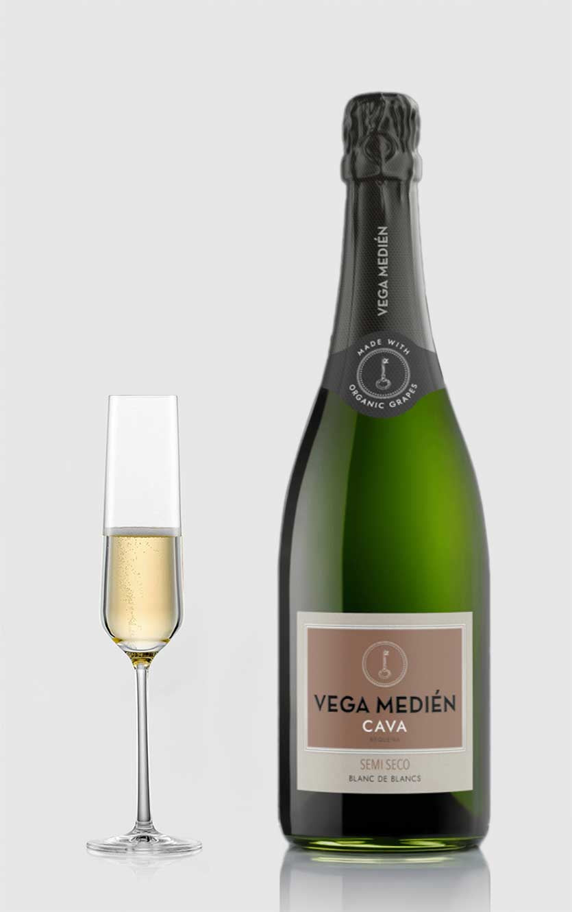 Vega Medien Økologisk Cava Semi-Seco – Fantastisk Tilbud!