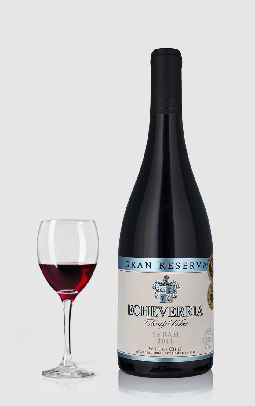 Vina Echeverria Syrah Gran Reserva 2018 – Rødvin på tilbud!