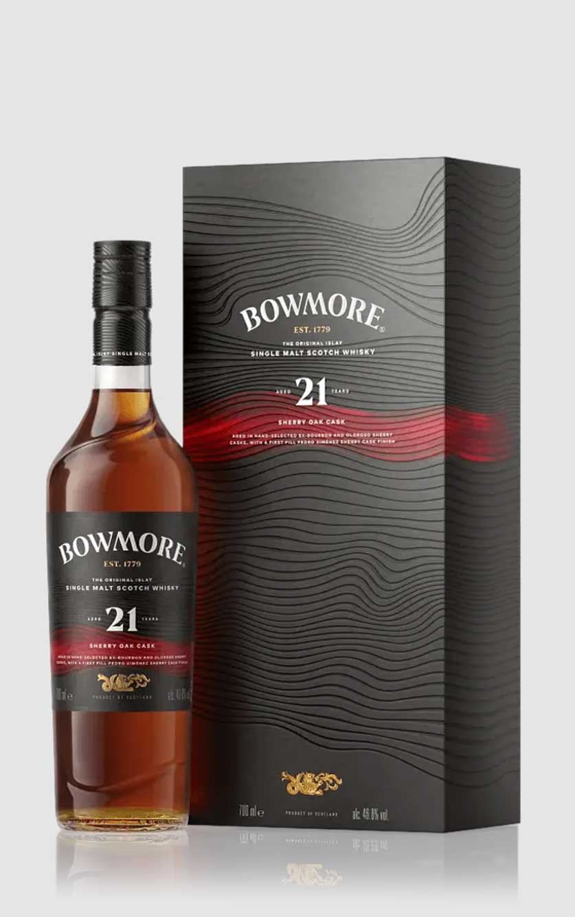 Bowmore 21 År Sherry Ege Whisky – Eksklusiv Smagsrejse