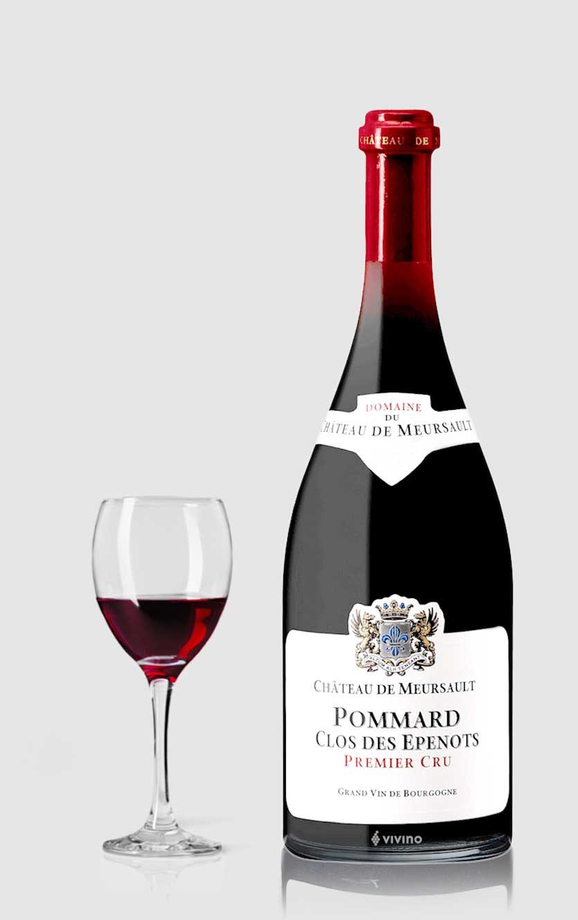 Eksklusiv Rødvin: Château Meursault Pommard 1er Cru 2019