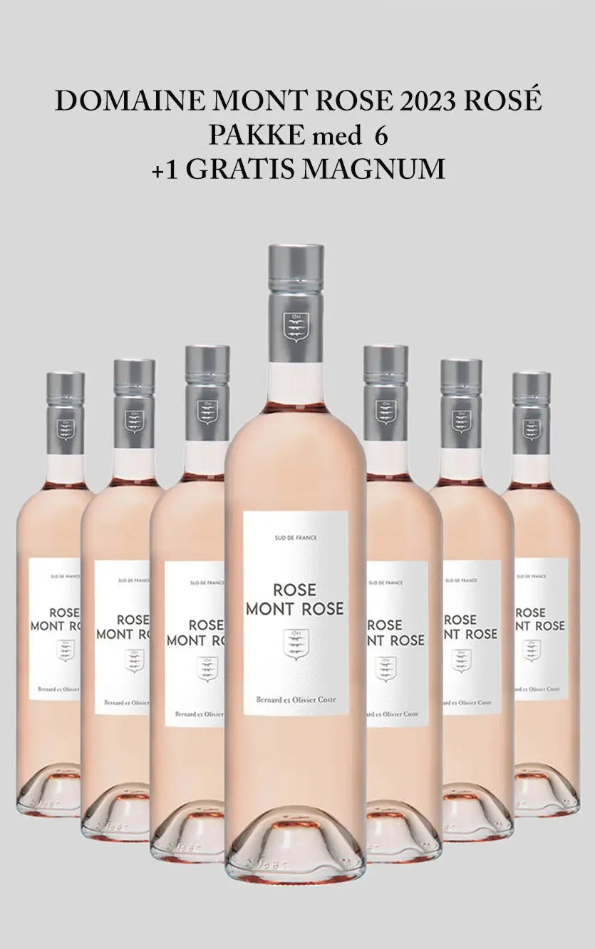 Domaine Mont Rose 2024 Rosé Pakke     Gratis Magnum