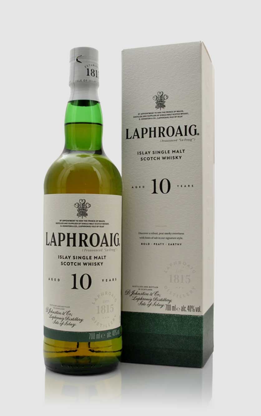 Laphroaig 10 År Islay Single Malt Whisky – Black Friday Tilbud!