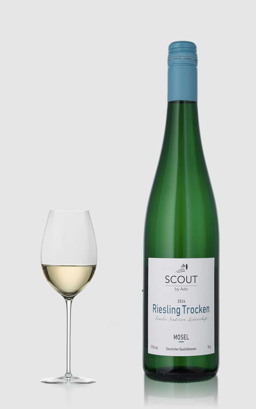 Scout Riesling Trocken Mosel 2024 – Udsøgt Tør Hvidvin