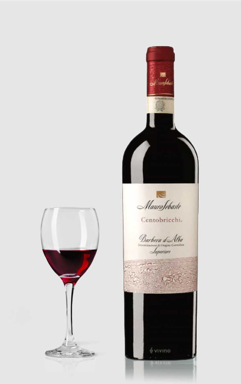 Barbera D'Alba Superiore Centobricchi 2021 - Elegance i glas