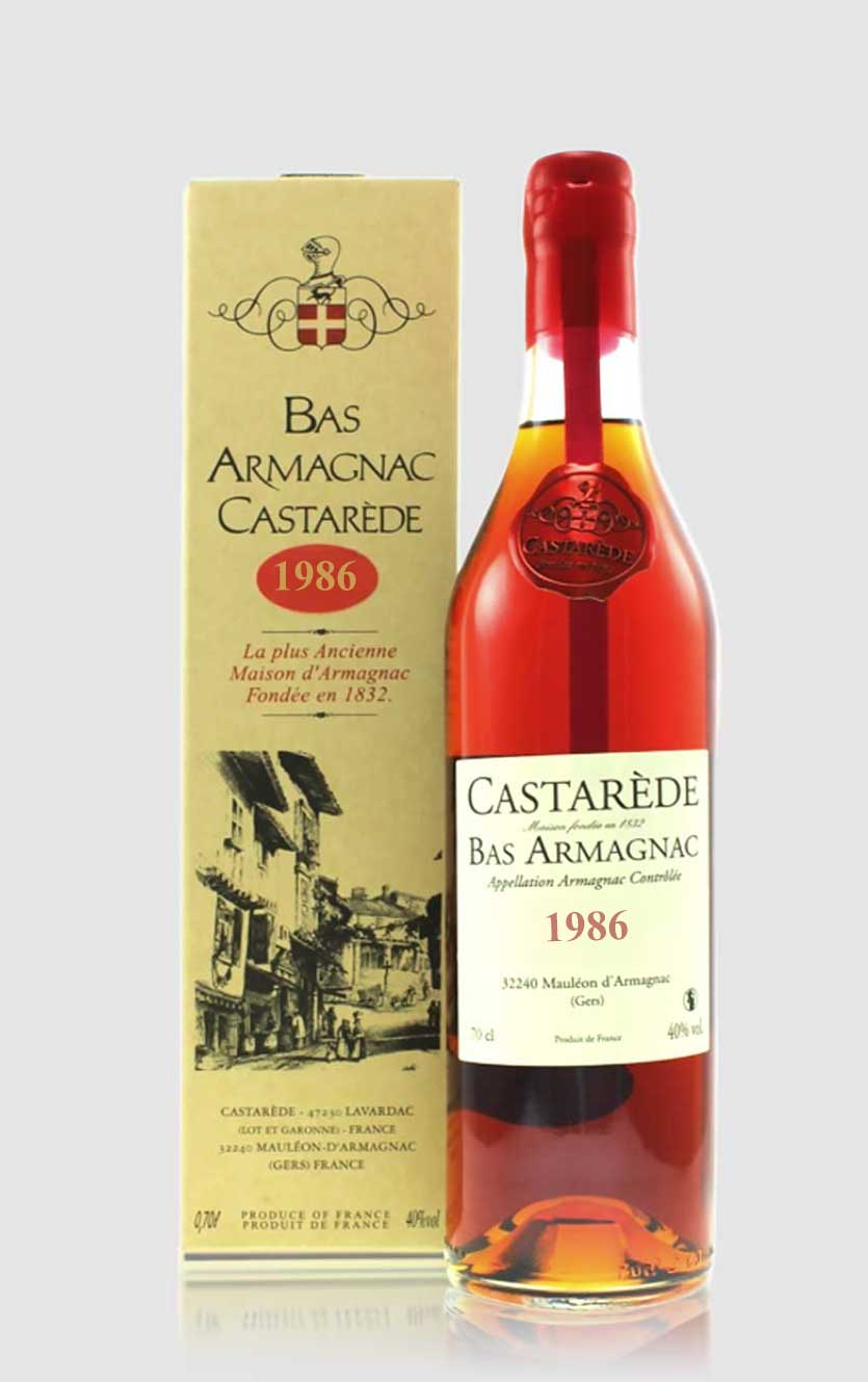 Eksklusiv Bas Armagnac Castarede 1986 – Luksus Brandy