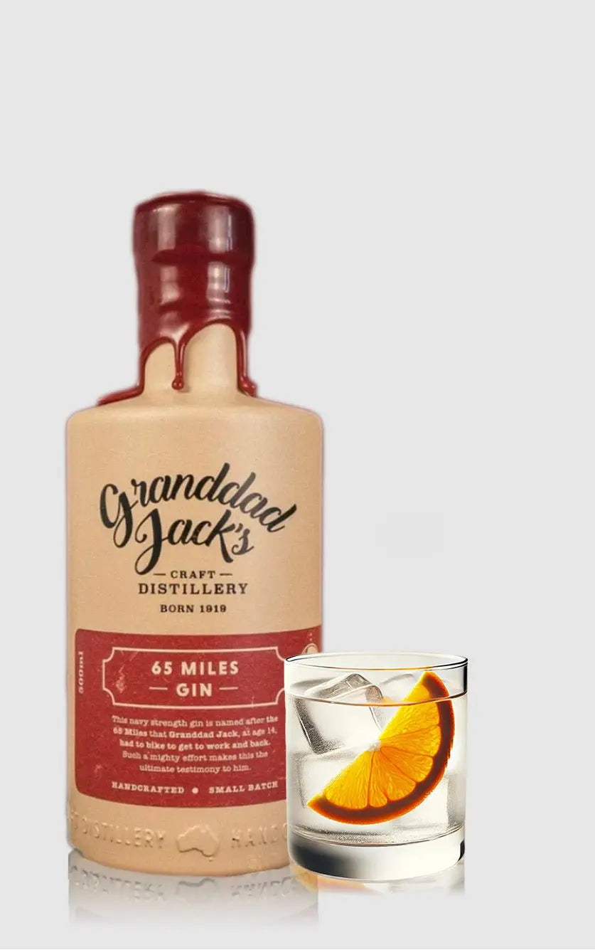 Granddad Jacks 65 Miles Navy Strenght Dry Gin 75cl