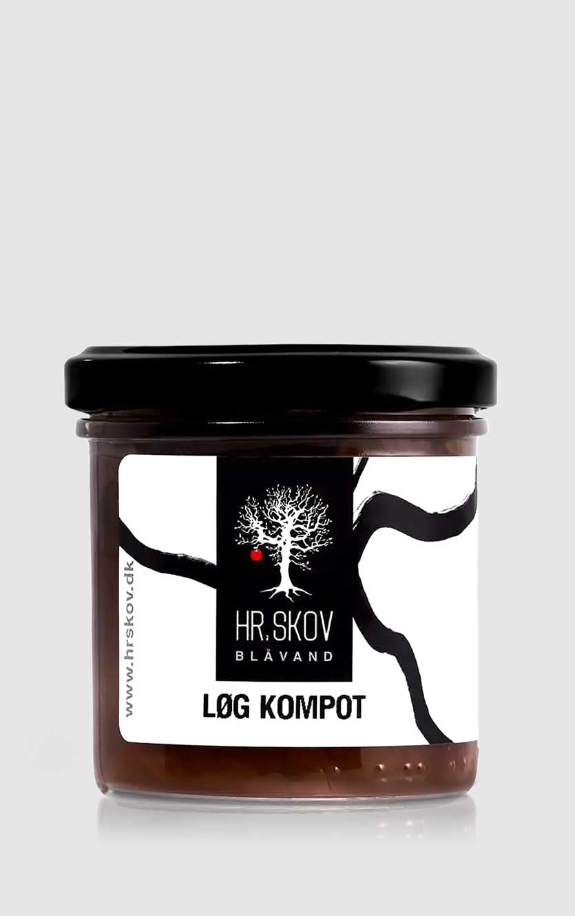 Hr. Skov Balsamico Syltede Rødløg - Gourmet Kompot til Madelskere