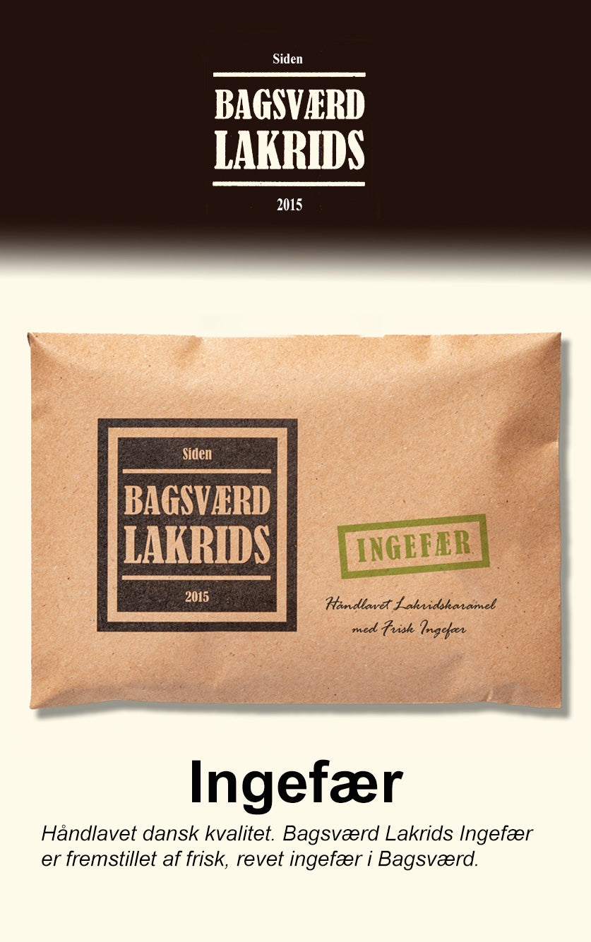 Håndlavet Ingefær-Lakrids – Eksklusiv Delikatesse fra Danmark