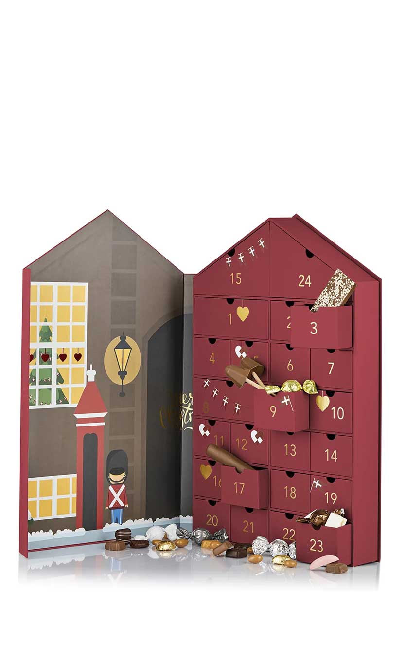 Julemix   Mørkerød Cocoture Kalenderhus 765g