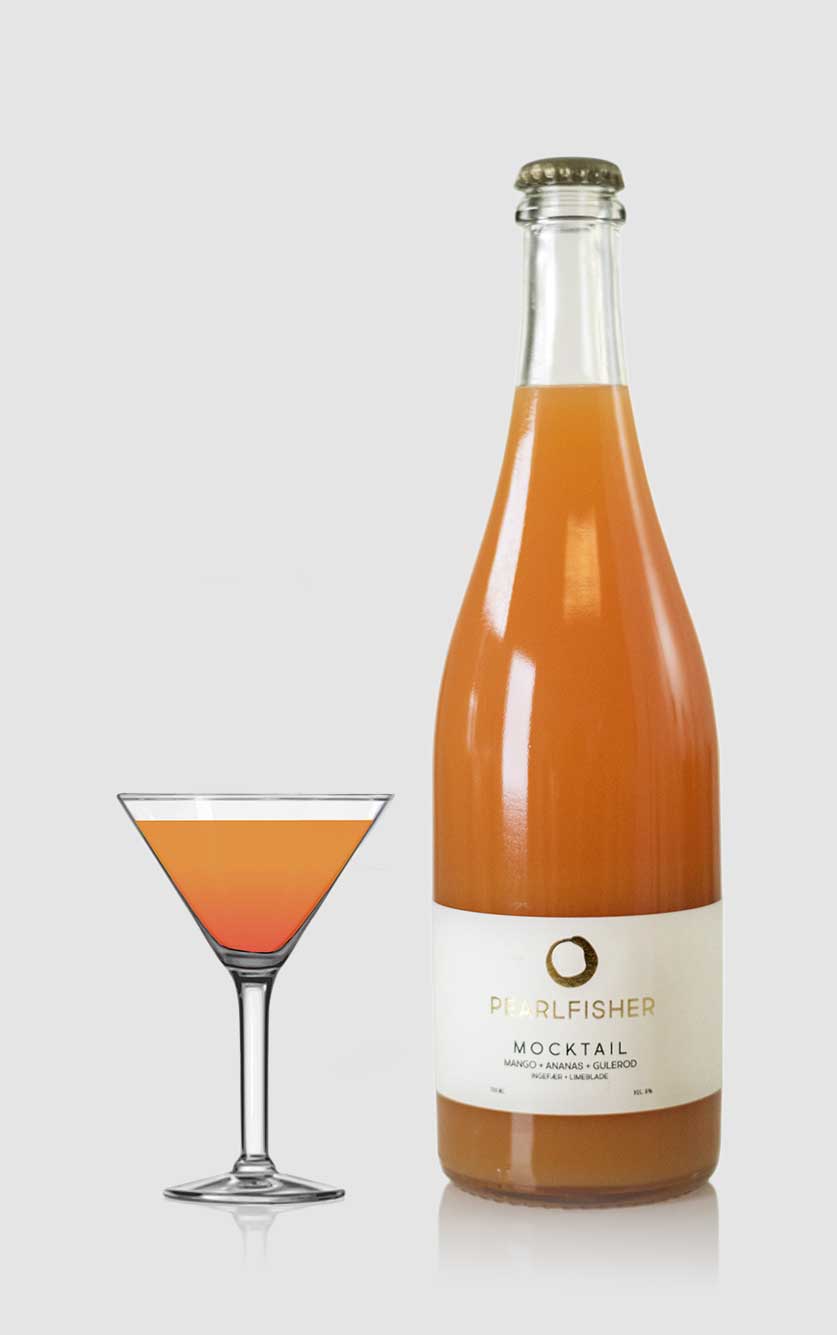 Pearlfisher Mocktail - Alkoholfri Mango & Ananas Drik