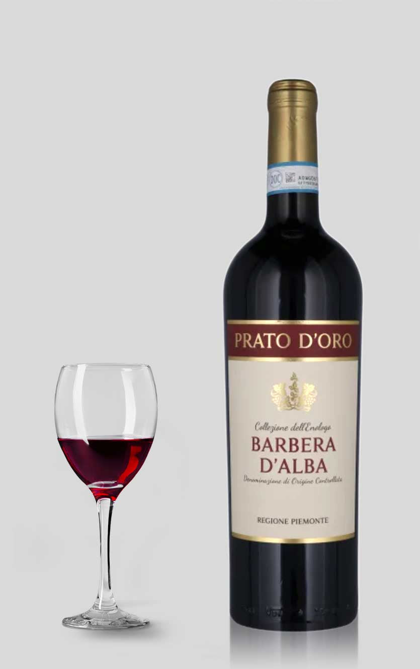 Prato Doro Barbera d'Alba DOC 2024 – Fantastisk Rødvin!