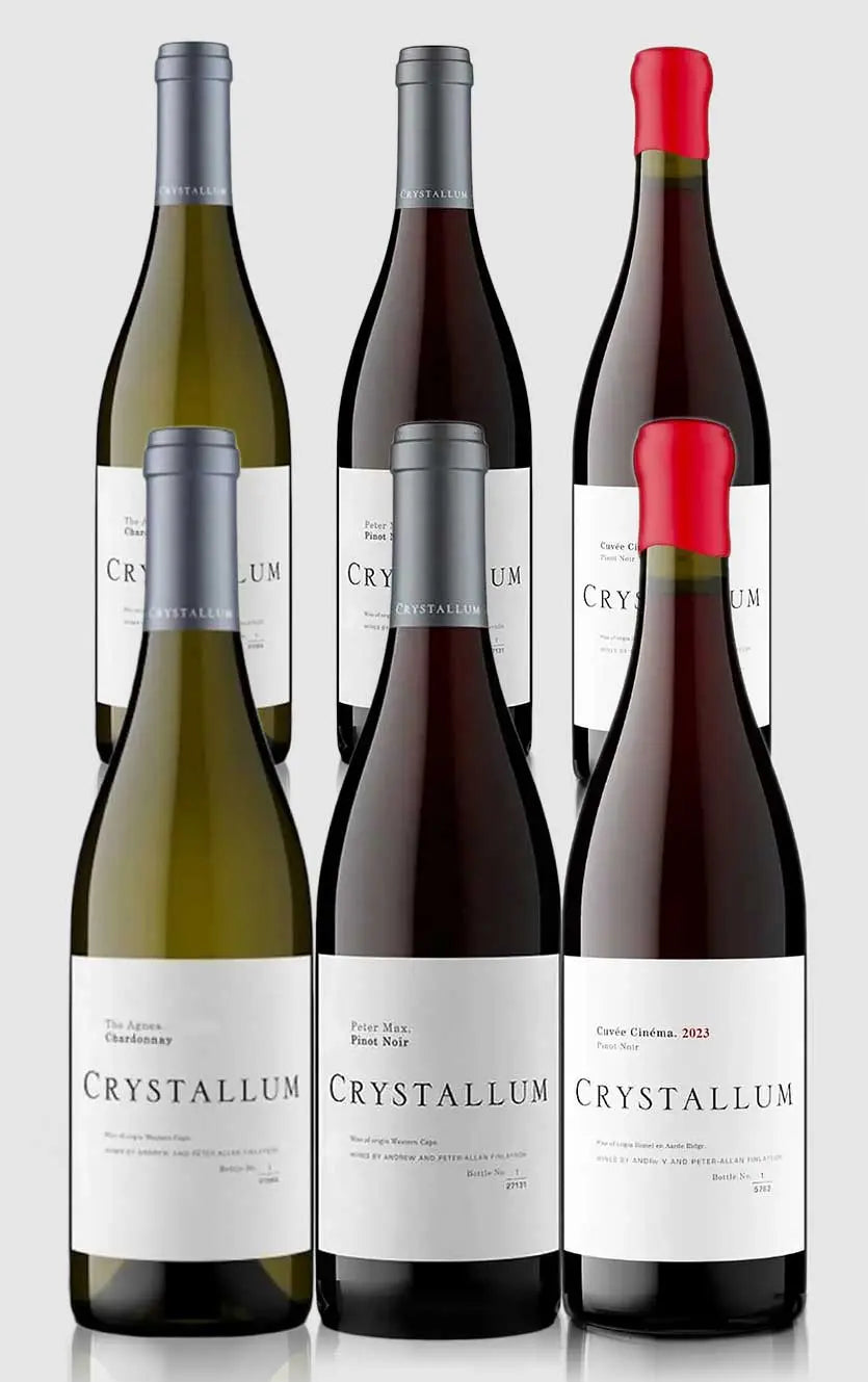 Smagekasse Med   Flasker Crystallum Vine