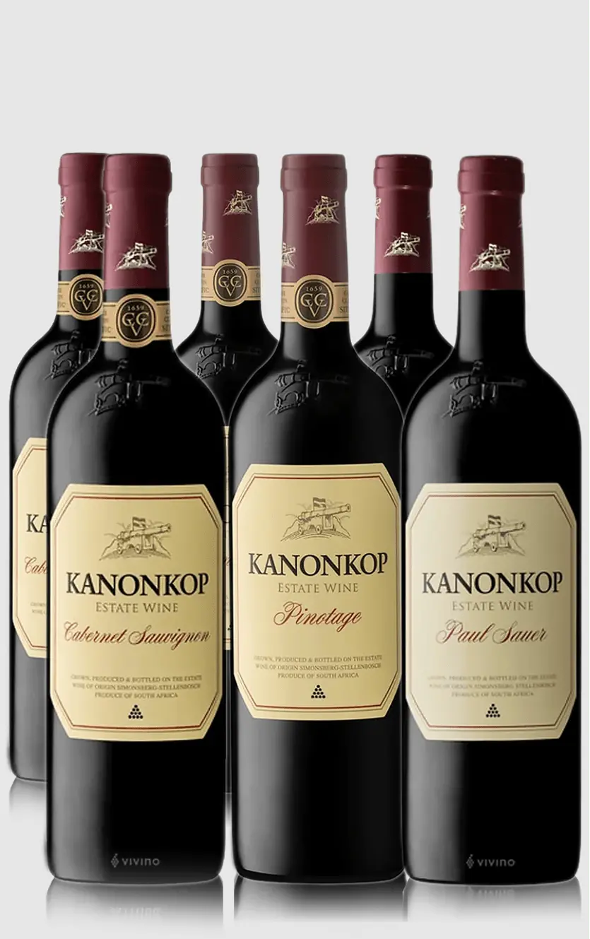 Smagekasse Med Kanonkop Signaturvine    Flasker