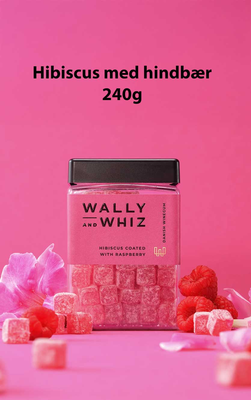Wally And Whiz Hibiscus med Hindbær 240g - Smagsoplevelse!