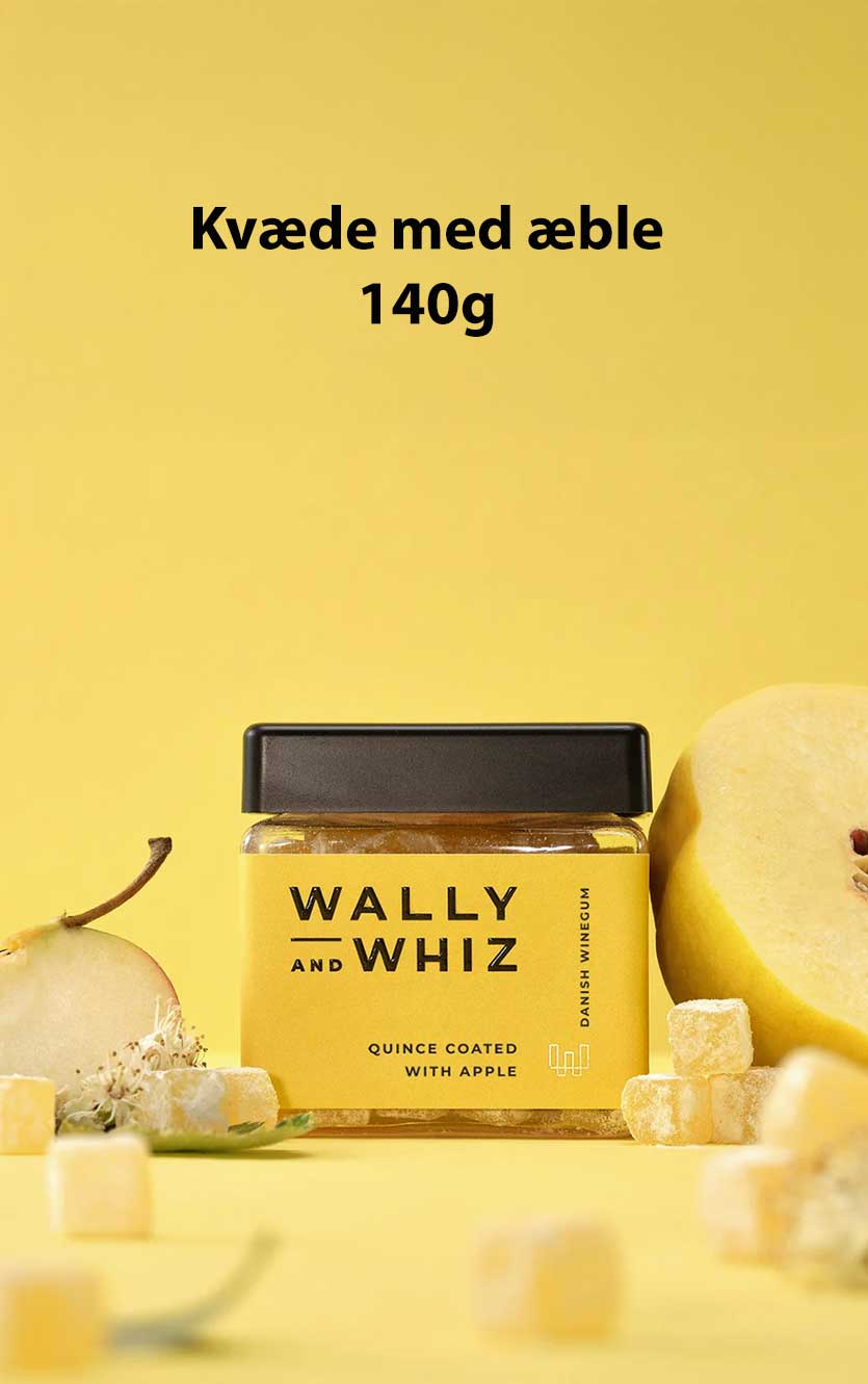 Wally And Whiz Kvæde og Æble Vingummi 140g – Udsøgt Snack