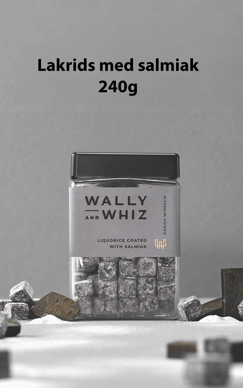 Wally And Whiz Salmiak Lakridsvingummi 240g - Uimodståelig Snack