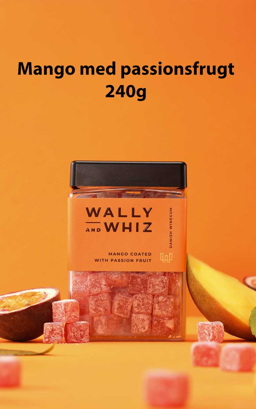 Wally And Whiz Mango & Passionsfrugt 240g - Eksotisk Snack